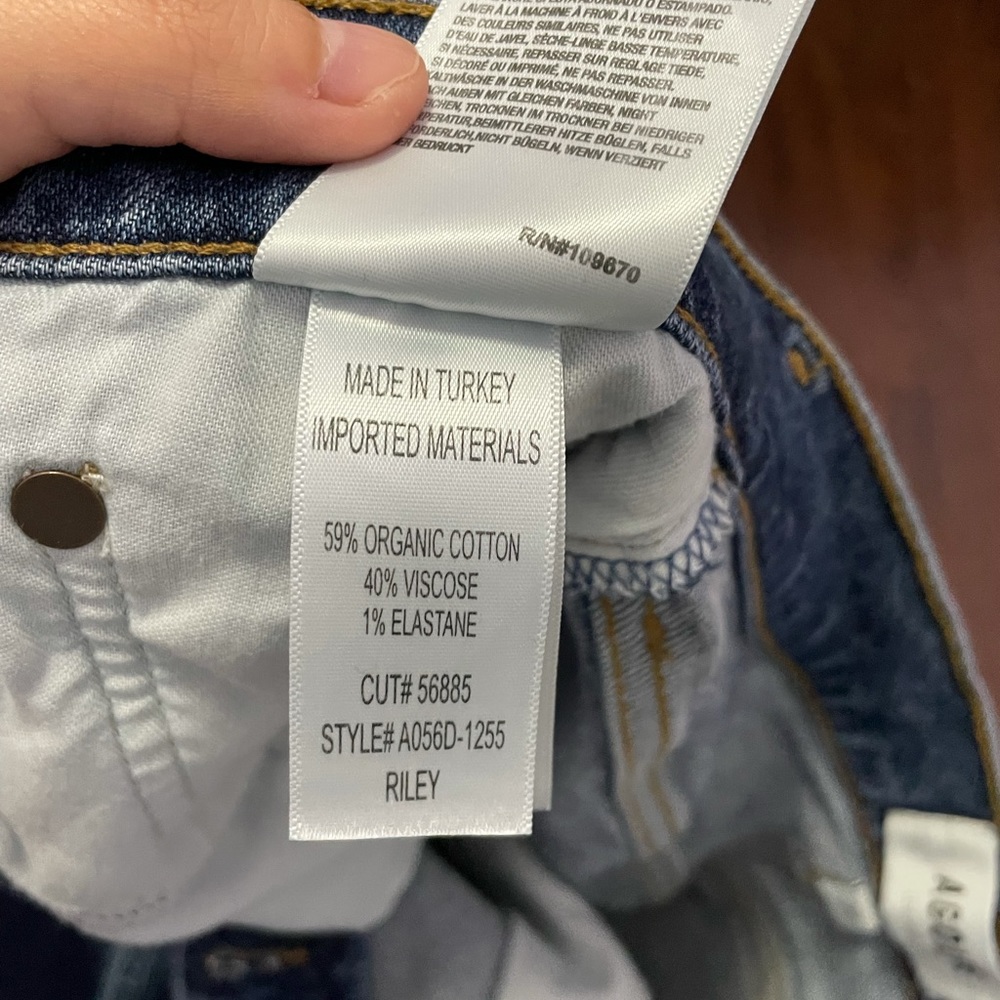AGOLDE Riley High Rise Straight Crop in Transfer in Size 27 - Picture 10 of 11